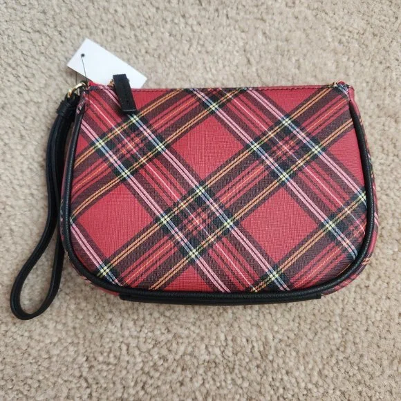 NWT Talbots Tartan Plaid wristlet - Picture 5 of 7